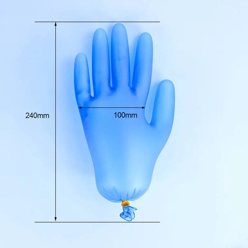 guantes desechables de vinilo médico guantes de nitrilo de látex guantes de PVC sin polvo en China