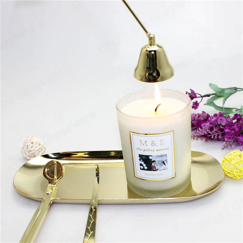 hot selling candle accessory care kit black rose gold candle snuffer set wholesale