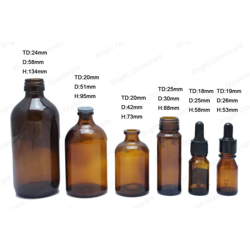 laboratory glass potion chemical reagent bottle amber 500ml with narrow mouth