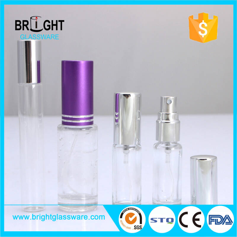 10ml 5ml glass perfume bottles atomizer parfum bottles with spray scent pump 