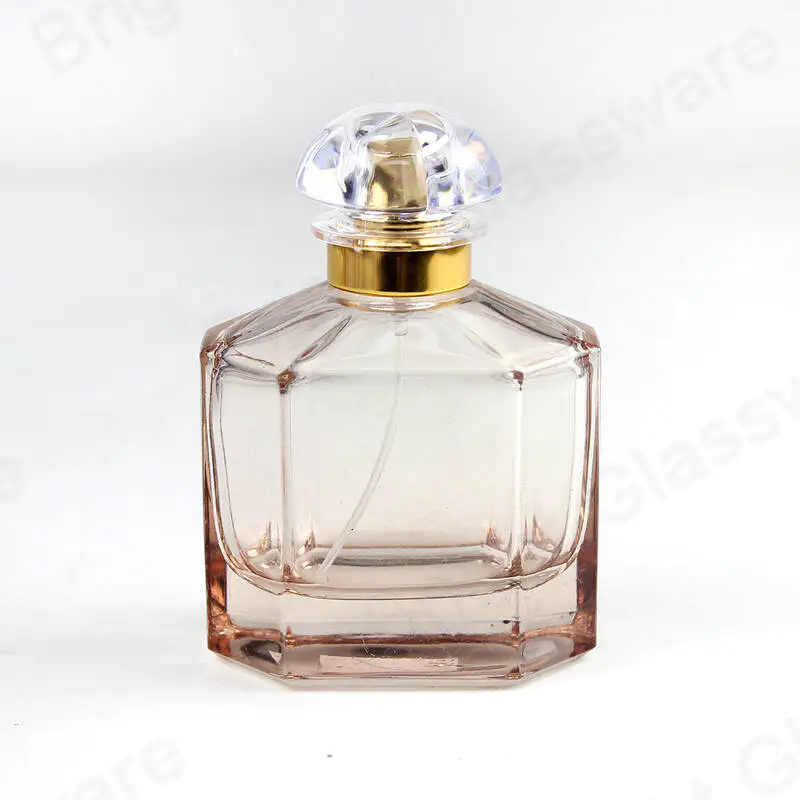 クリスタルガラス香水瓶と、Xmasギフト用のふた付きのエレガントな細工