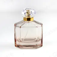 elegantly crafted of crystal glass perfume bottle with lid for the Xmas gift