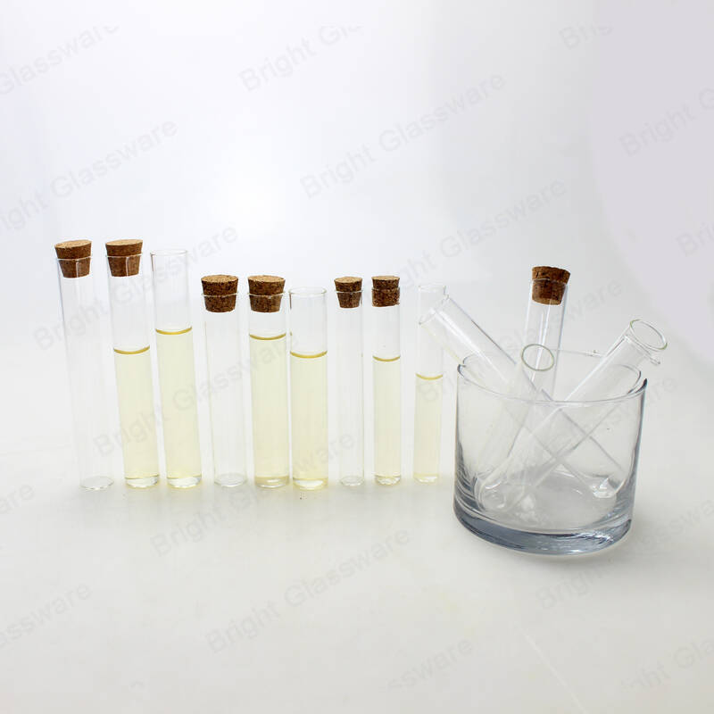 bulk selling school lab borosilicate flat bottom clear glass test tubes with wooden cork lid