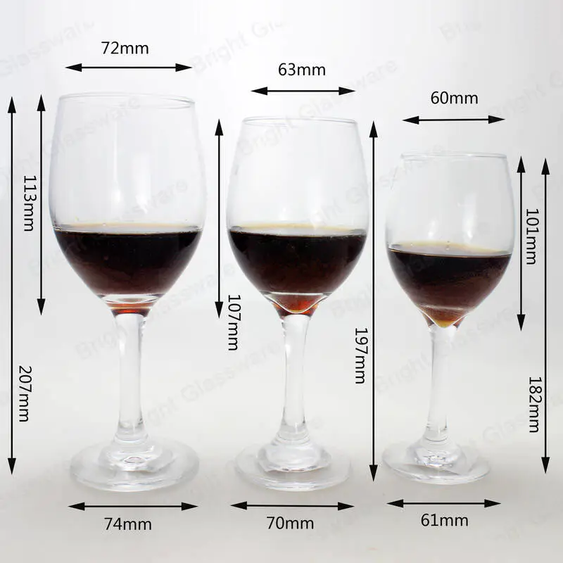 handmade glass goblet crystal balloon wine glass for red wine