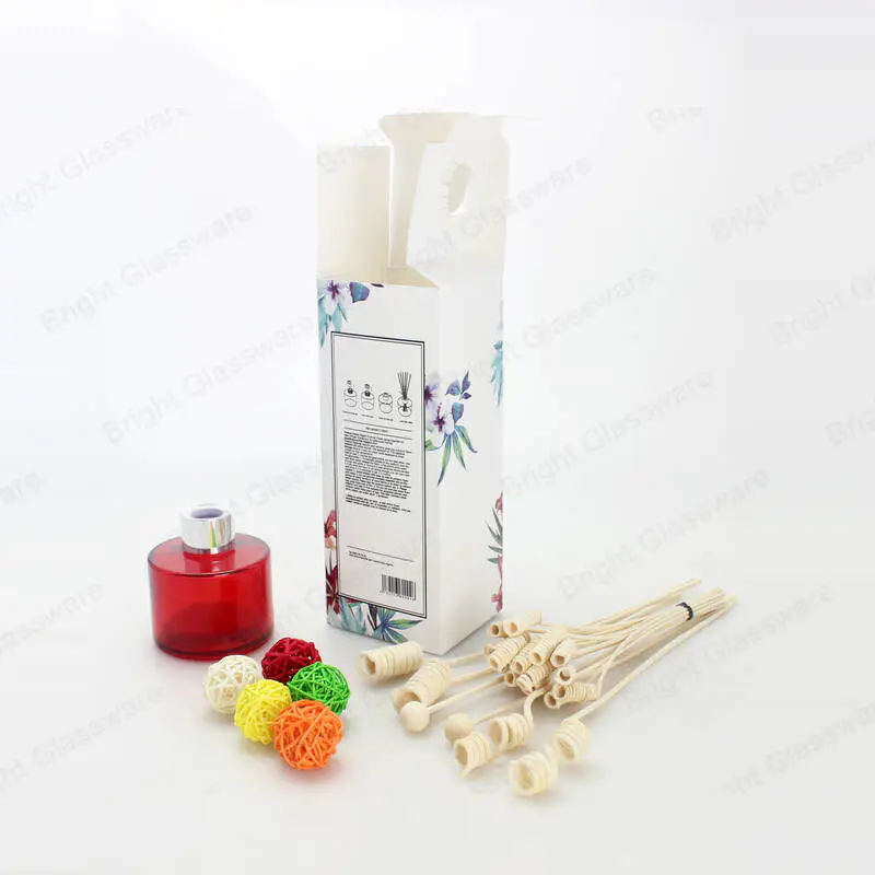 custom perfume aromatherapy gift box glass reed diffuser packaging boxes