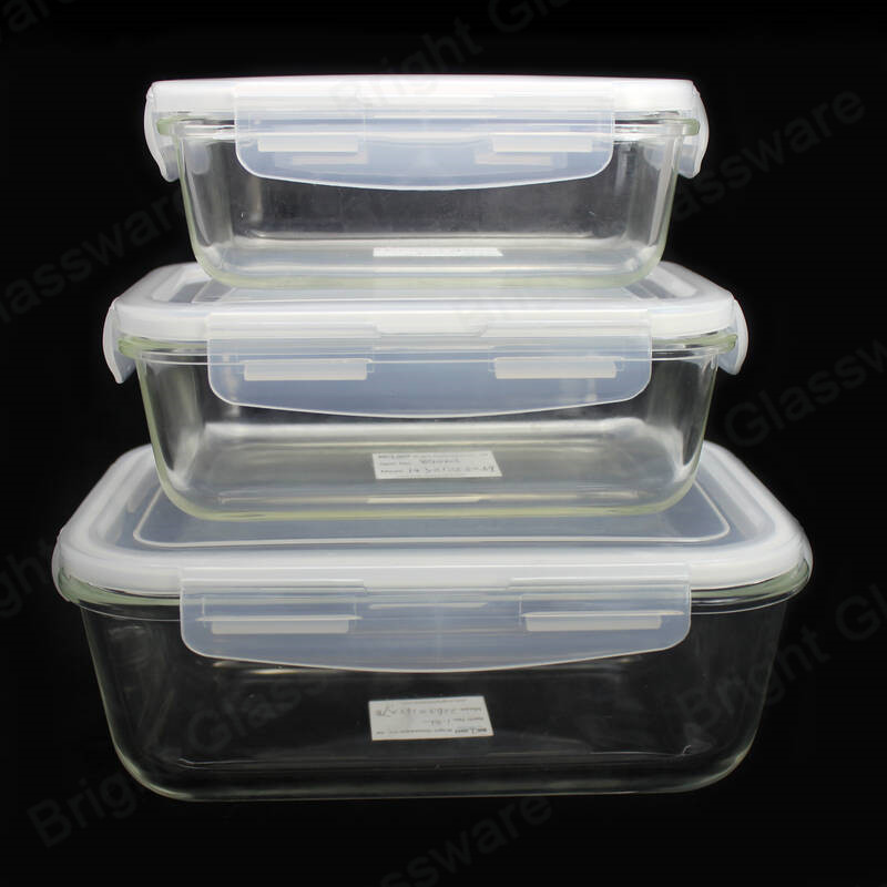 wholesale pyrex heat resistant microwave oven glass bakeware sets with lids