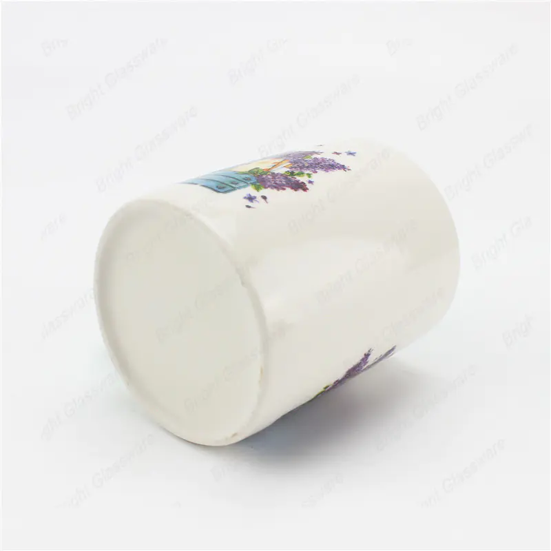 taza de café de cerámica esmaltada personalizada de 10 oz con logotipo impreso