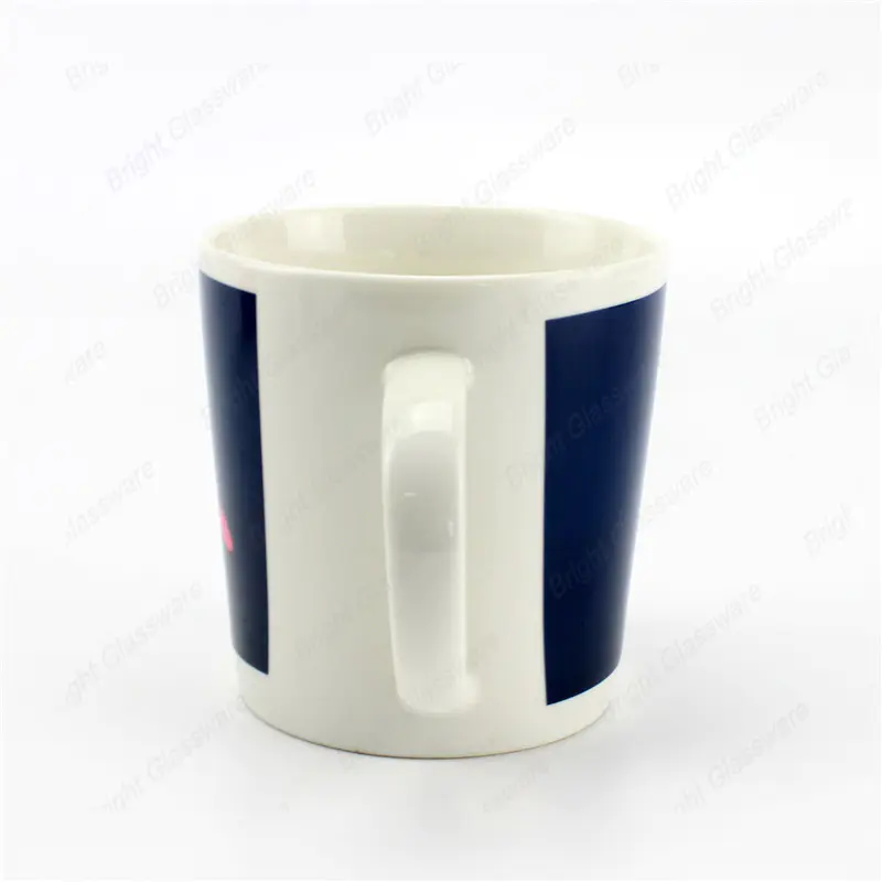 Logo personnalisé Tasse à thé à café en céramique Sublimation Tasses en porcelaine