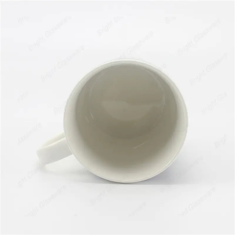 カスタムロゴセラミックコーヒーティーカップ昇華磁器マグカップ