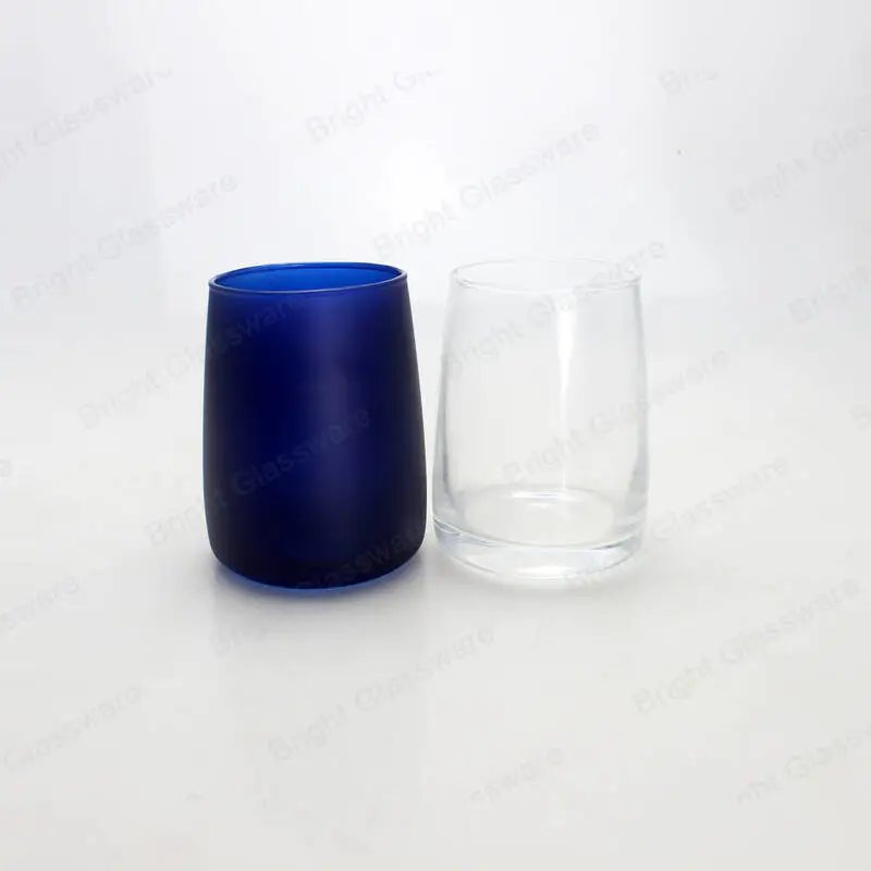 Maison Décoration Unique Favor Glass Navy Blue bougeoir