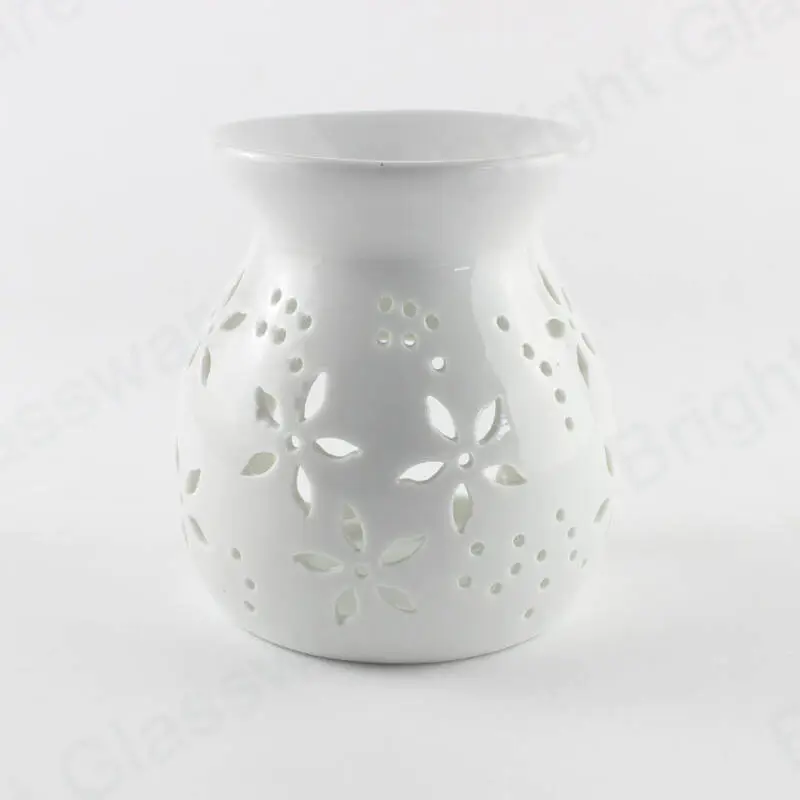 家の装飾のための卸し売りの陶磁器の精油バーナーの蝋燭の瓶の蝋燭のウォーマー