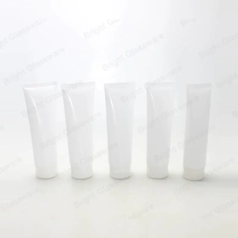 50ml 100ml plastic white cosmetic tube packaging squeeze tube