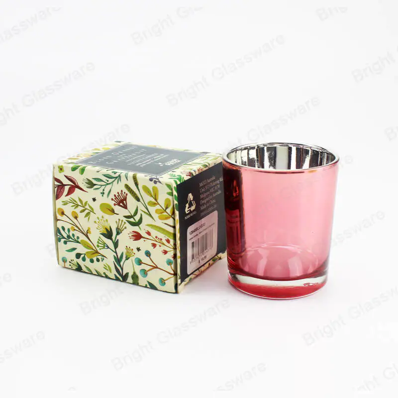 роскошная печать логотипа на заказ декоративная свадебная рождественская подарочная свеча коробка для упаковки