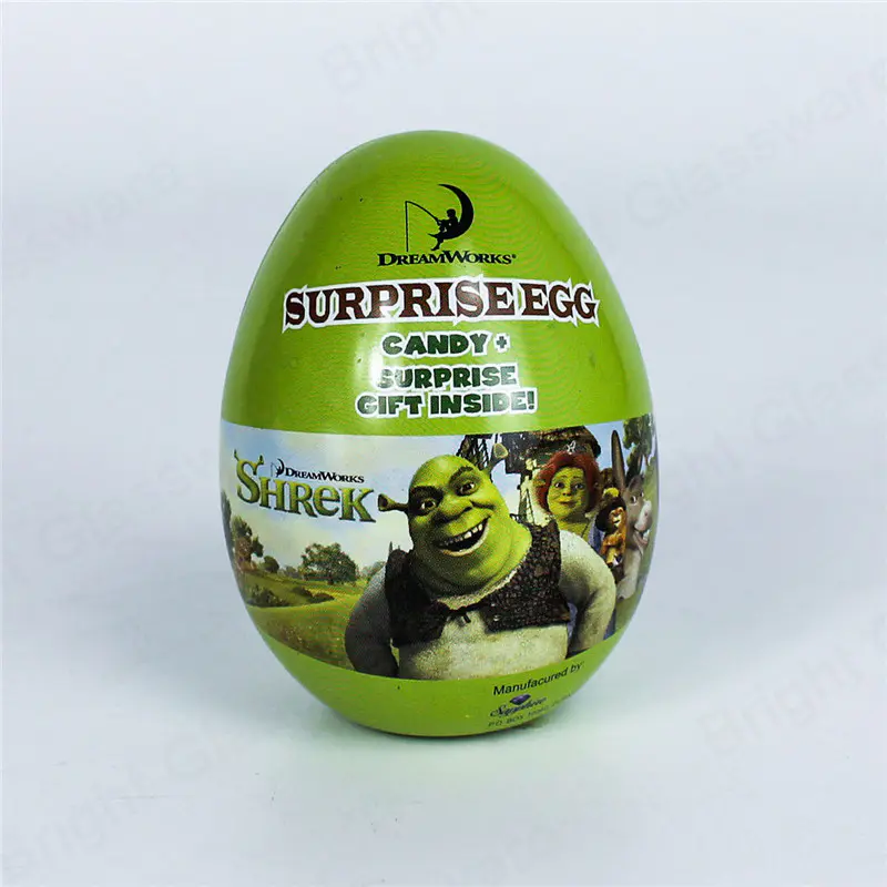 Caja de lata de huevo de Pascua dulce de chocolate regalo embalaje caja de hojalata