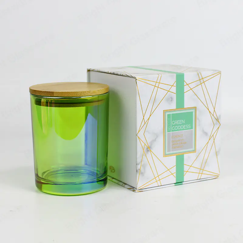 Boîtes de bougies rigides multicolores de luxe personnalisées pour l’emballage de pots de bougies en verre