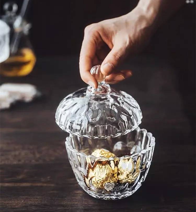 Elegant glass candy jars|Glass jars, maybe you didn’t expect to be able to make tableware