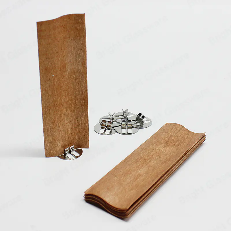 OEM 噼啪作响木芯与金属夹，用于蜡烛制作和 DIY 蜡烛工艺