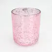 Hottest Luxury Pink Cambridge Medium Hologram Glass Candle Jar with Custom Lid