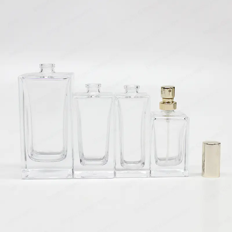 卸売 30ml 40ml 50ml 100ml 正方形高級香水ガラス瓶 化粧品用 香水液体