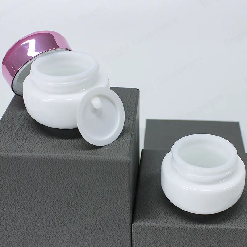 Frascos de maquillaje vacíos Envases cosméticos con tapas Botellas recargables a prueba de fugas Frascos de vidrio