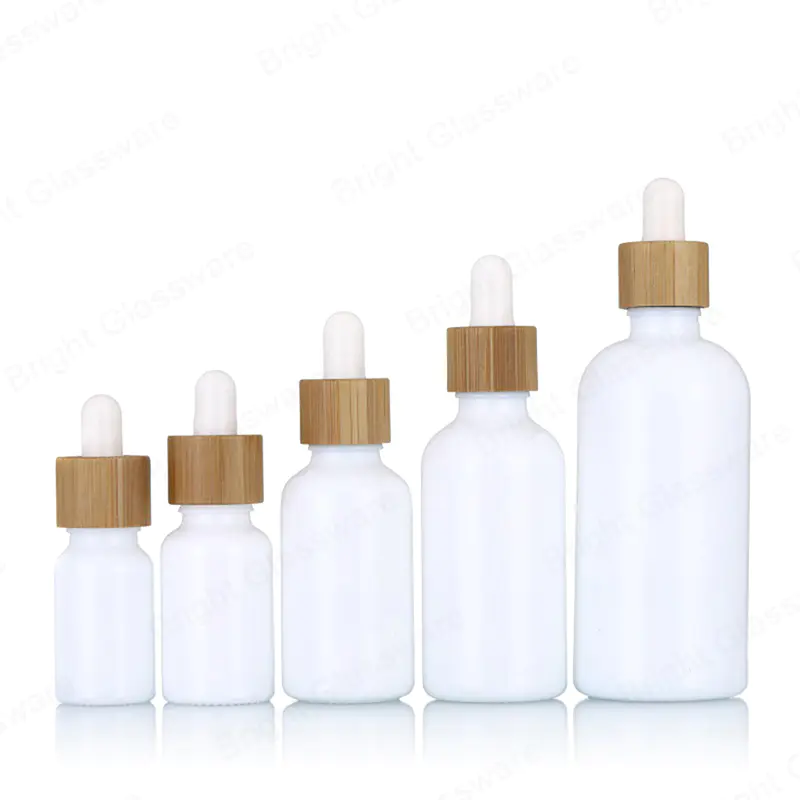 China Professional Factory Botella de vidrio blanco vacía ecológica para aceite esencial