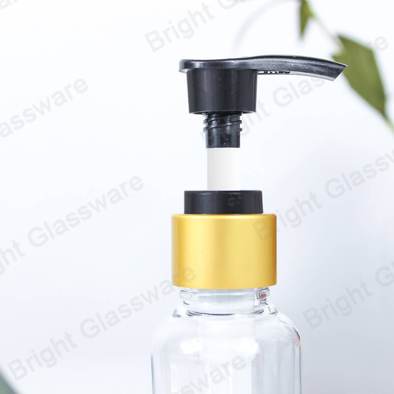 塑料液体白色化妆水泵分配器洗手瓶