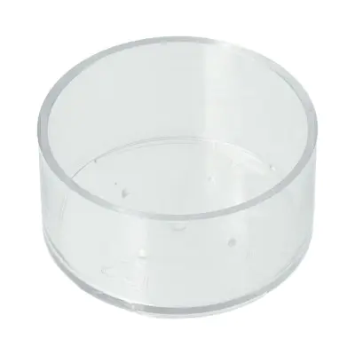 Plastique standard transparent tasses de tealight en plastique résistant à la chaleur pour la fabrication de bougies