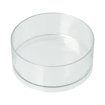 Tazas redondas de plástico estándar transparente para la luz de té El plástico resistente al calor más avanzado