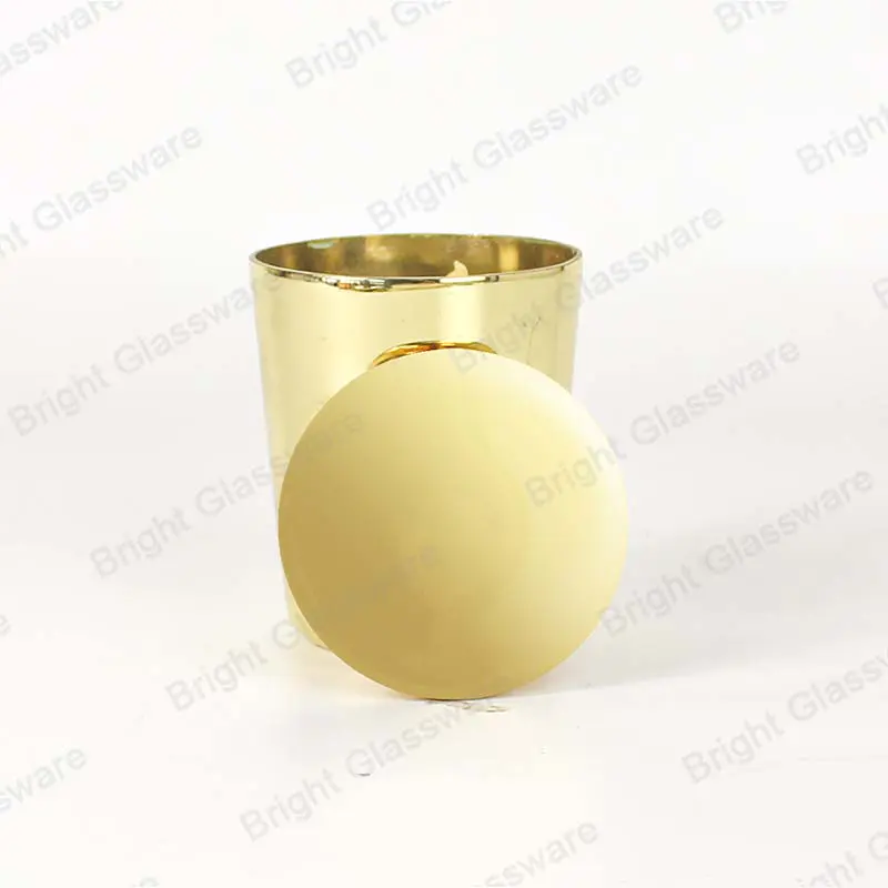 試供品の金の薔薇の金の丸型の注文のパターンのロゴの蝋燭のふた