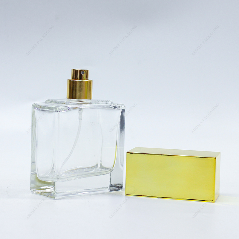 Factory Made Custom Shape Glass Perfume Bottle Yellow Blue GBC264-266