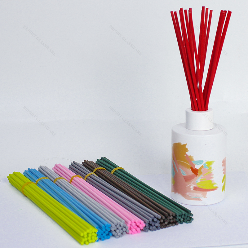 Free Sample Custom Color Natural Fiber Reed Diffuser Sticks for Air Fresher Aroma Oil