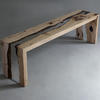 E02 Resin Wood Table