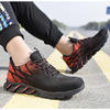 Sports safety shoes steel toe puncture proof flying knit safety shoes