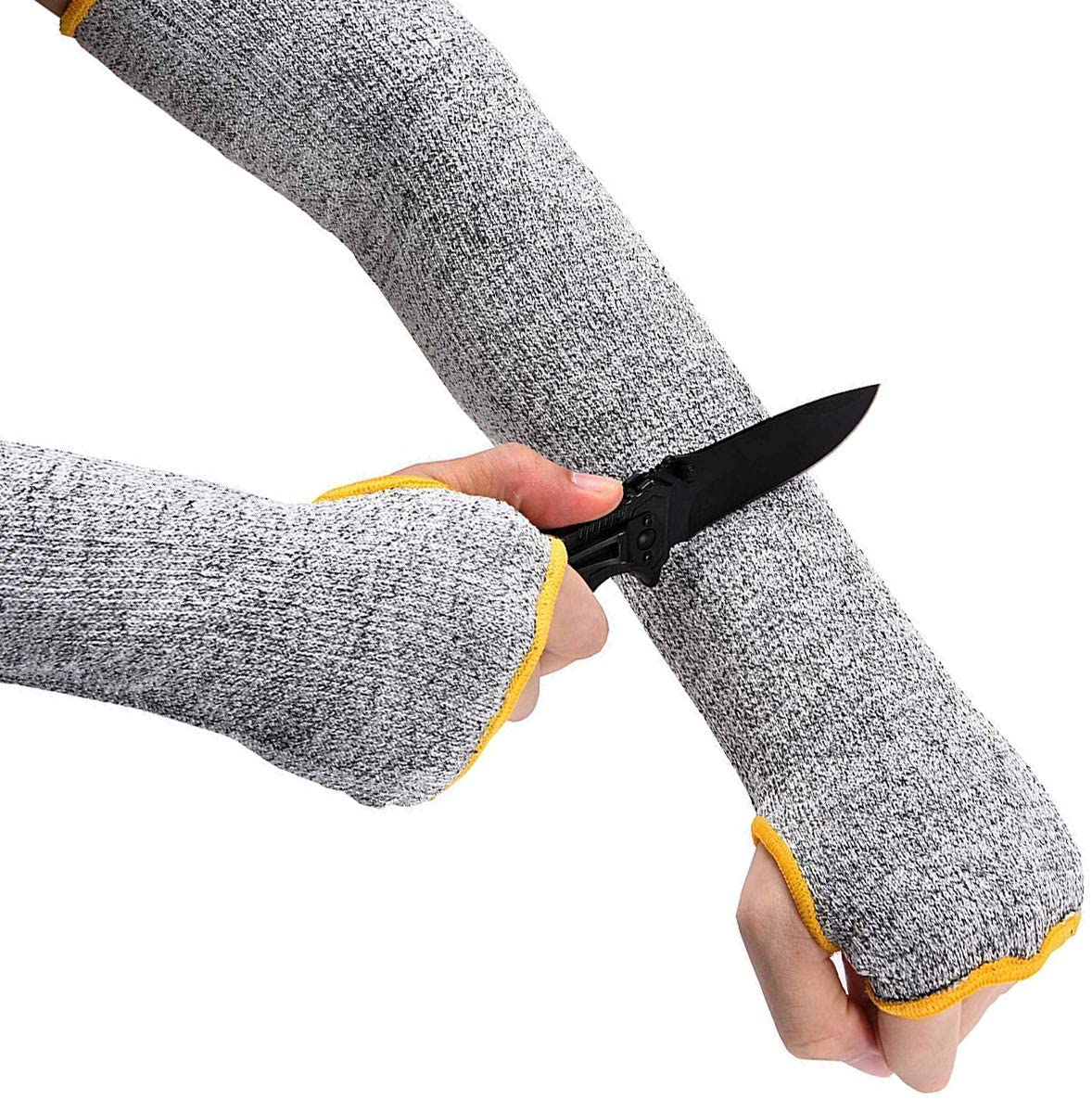 Cut Resistant Sleeves Level 5 Protection Arm Safety Sleeve Cutproof for Garding