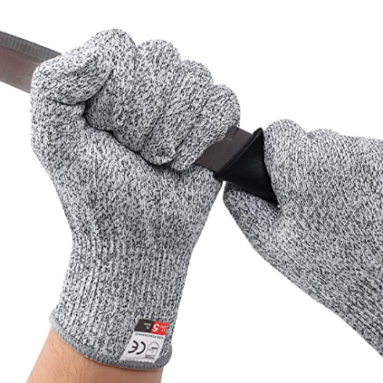cut resistant gloves food grade level 5 protection safety kitchen cuts glove for meat cutting wood