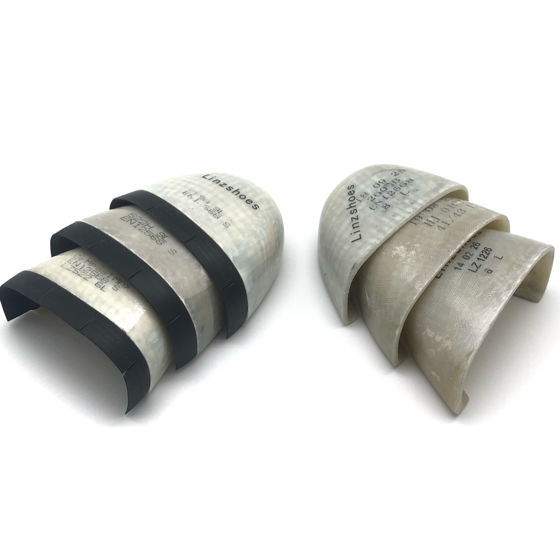 Manufacturer OEM/ODM Fiberglass Toe Caps with Strip for Safety Shoes 522/604/459