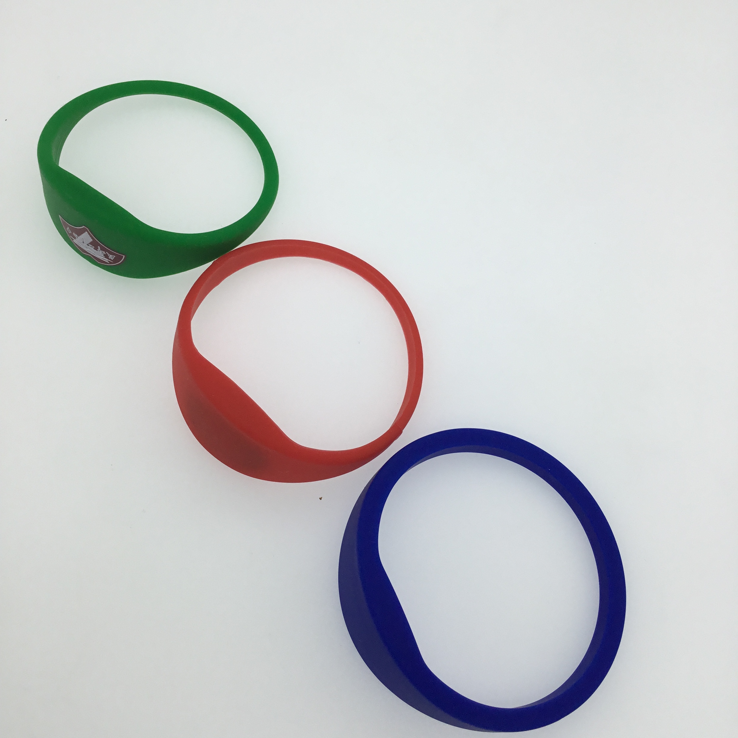 RFID Silicone Wristband Mifare Classic 4K 13.56MHz Custom Printed Contactless
