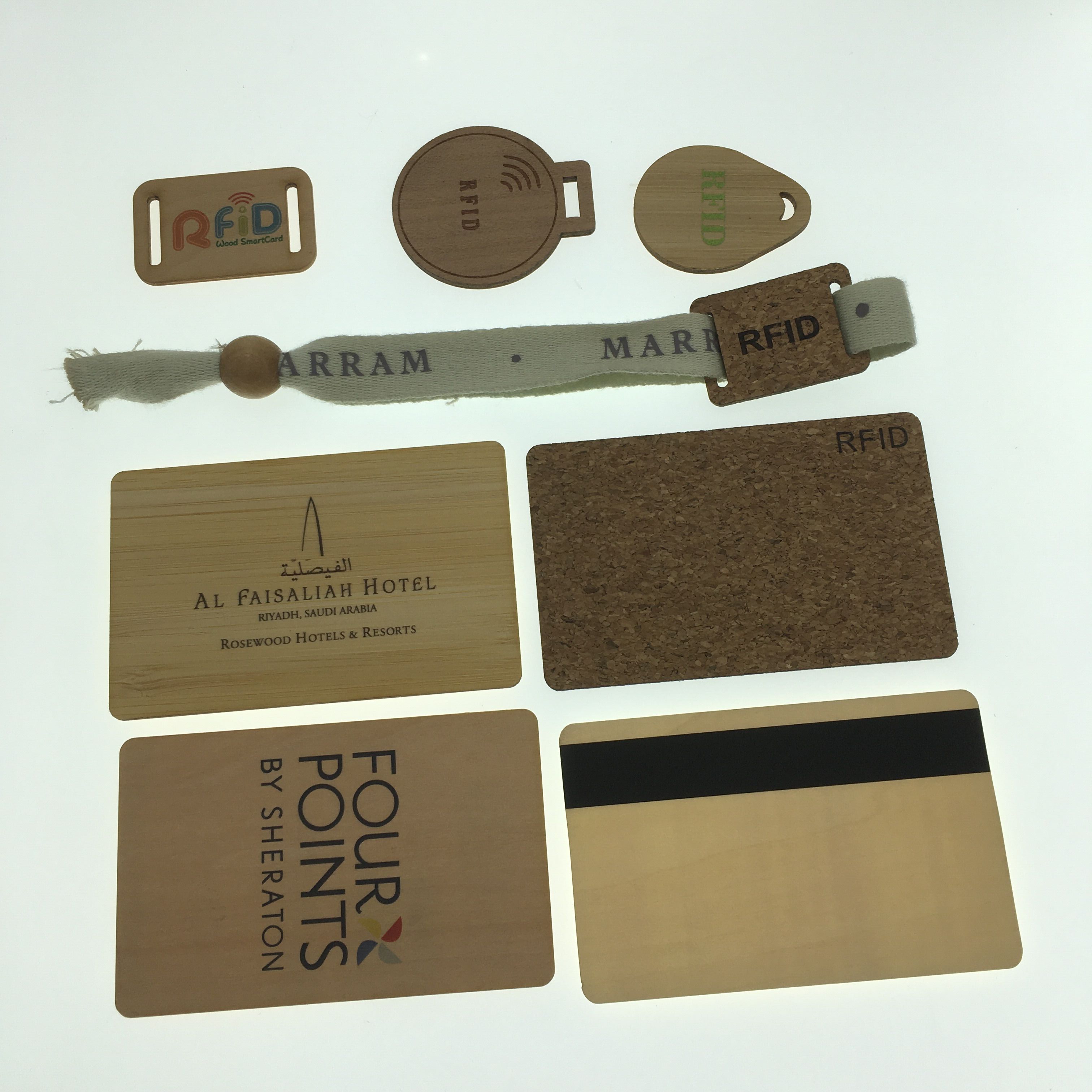 Eco Friendly RFID Wooden Smart Cards Mifare 1K Classic