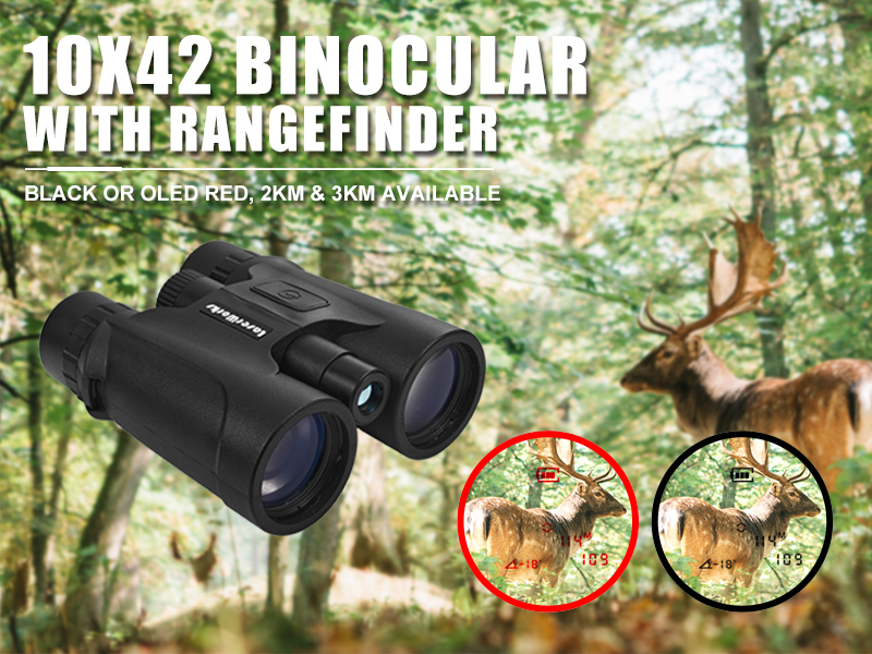 Binoculars with Built-in Range Finders