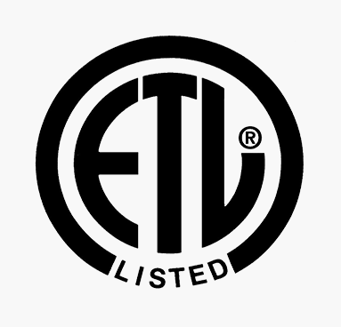 ETL listed for LED products UL listed for incandescent luminaires