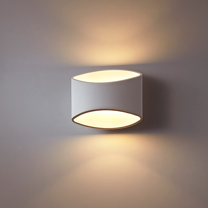 How many categories are there on the wall lamp color temperature?