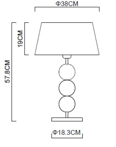 4925 Napoleon 3 Table lamp