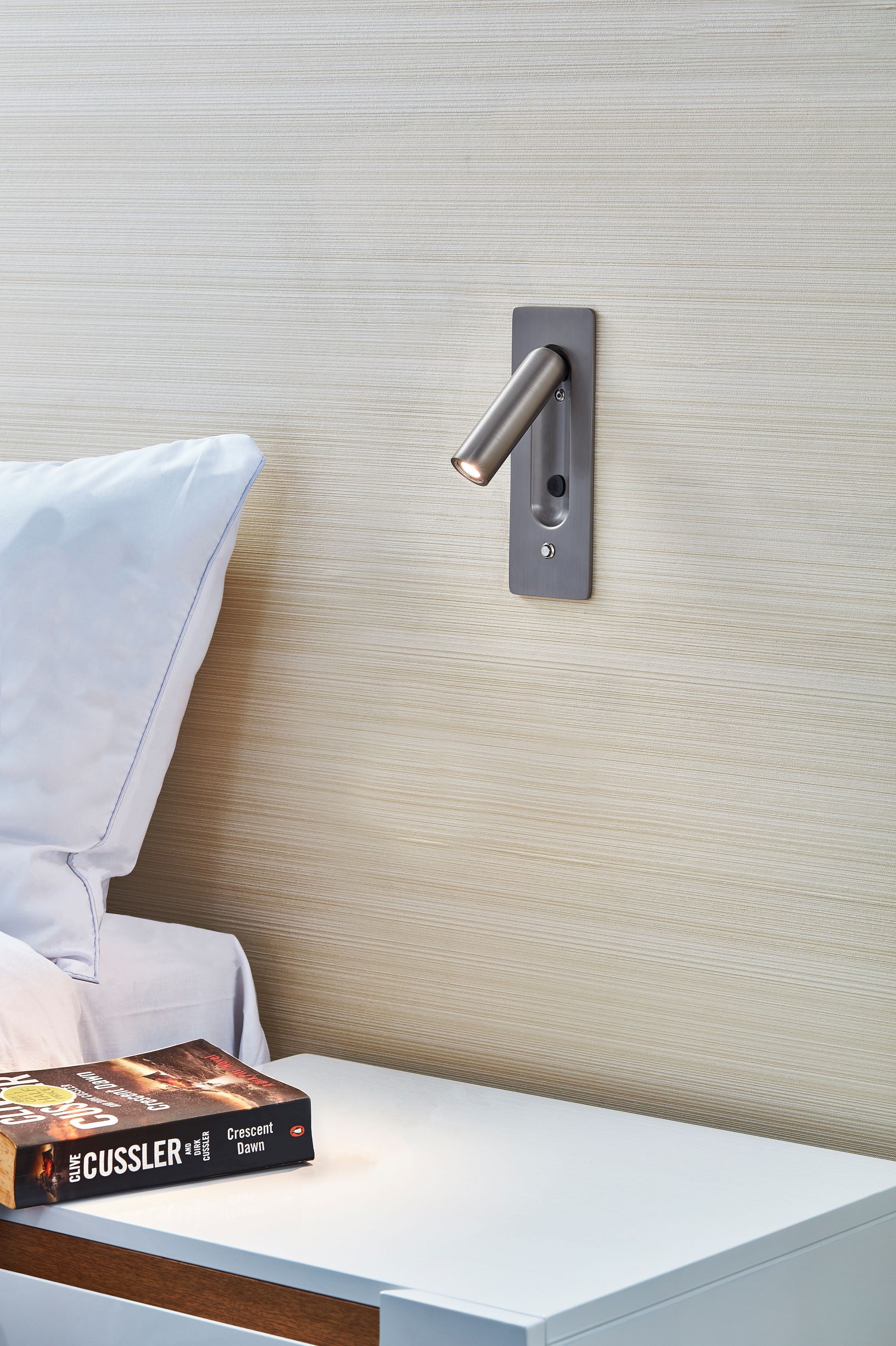 1886 Page Recessed Wall Lamp + Button Switch