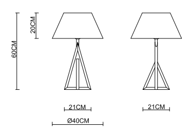 4922 Apollo Table Lamp