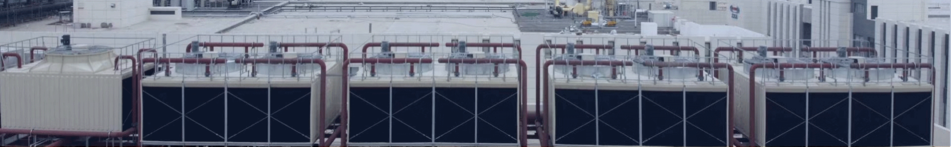 NST series FRP casing Cross Flow Cooling Tower  