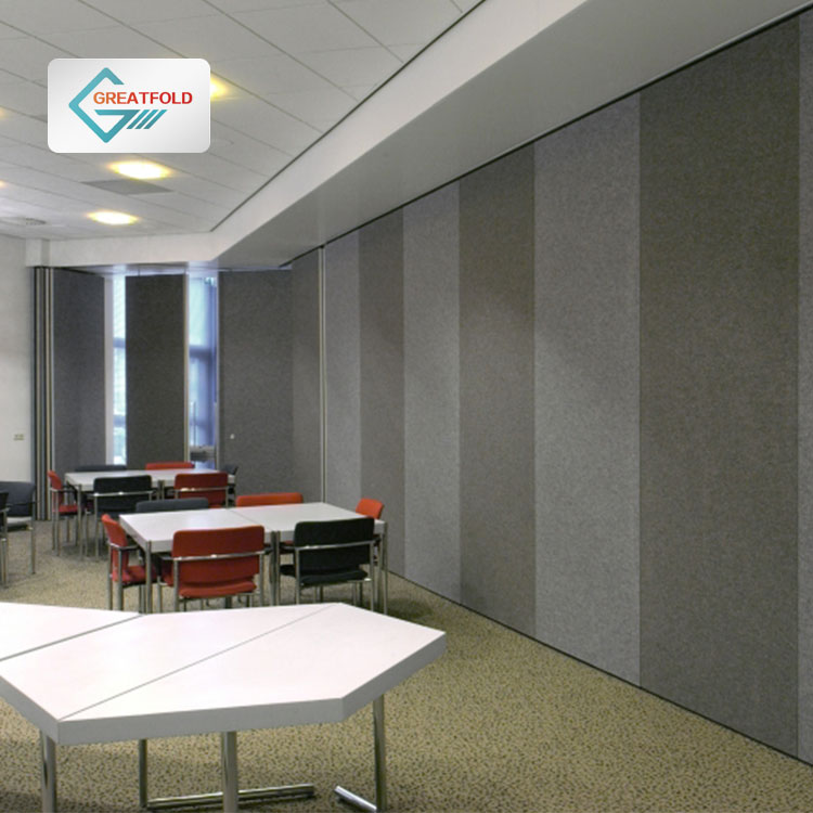 Fabric sliding partition wall
