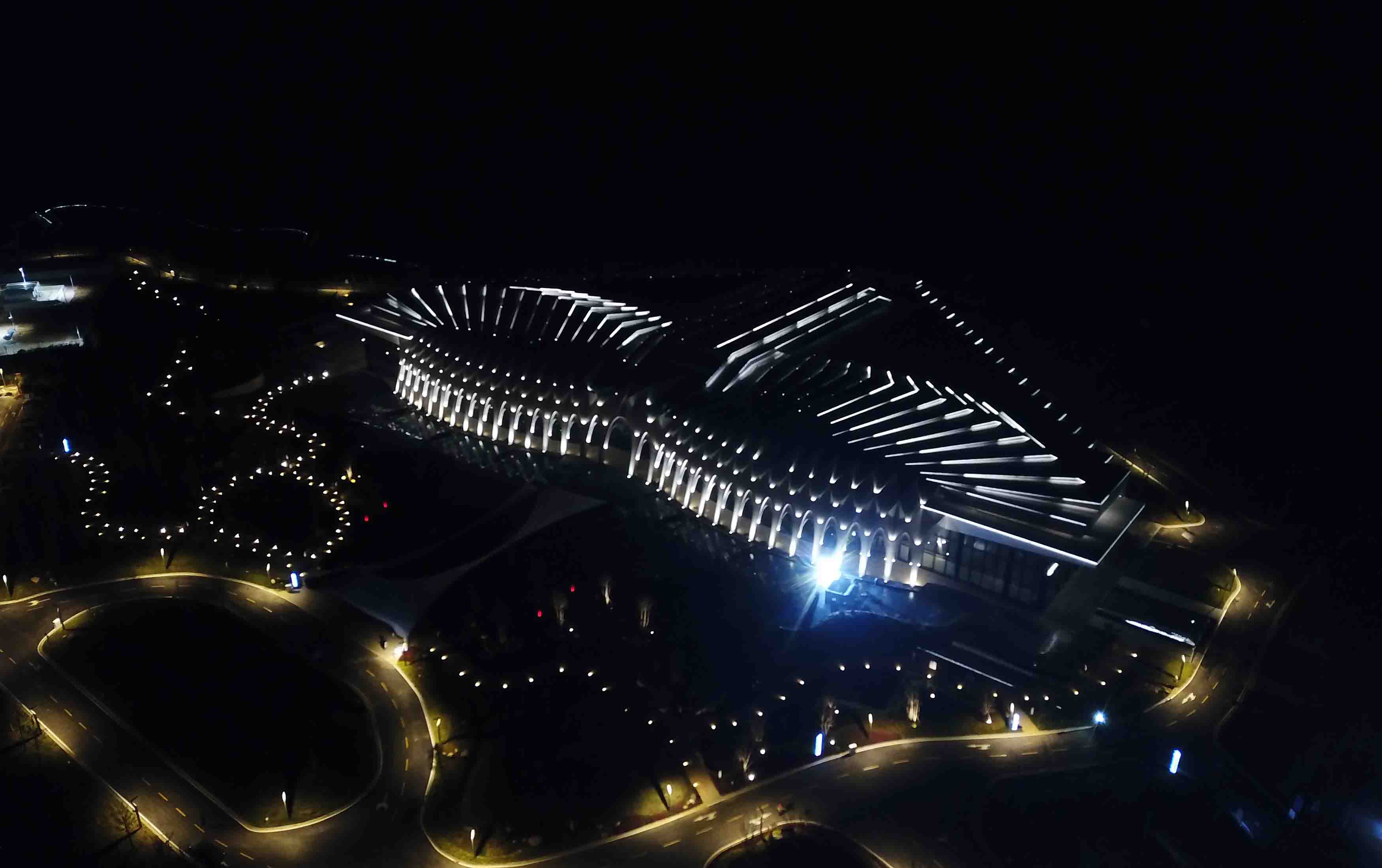 江西九江市吴城候鸟小镇二期照明设计工程会展中心建筑