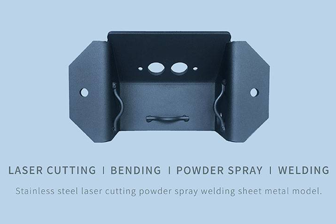 Stainless Steel Sheet Metal Laser Cutting Powder Spray Welding Model