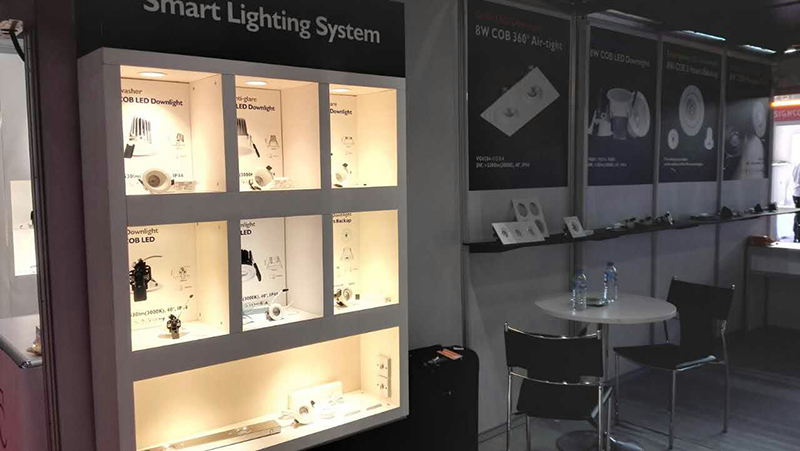 Vertex Smart Control LED-verlichting Shine Bright in het Doha Exhibition Centre