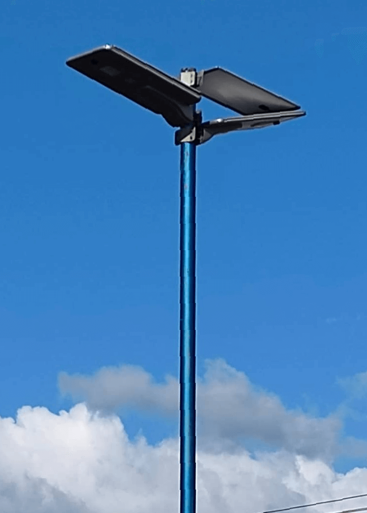 100W Foldable Integrated Street Light Project In Nigeria Africa